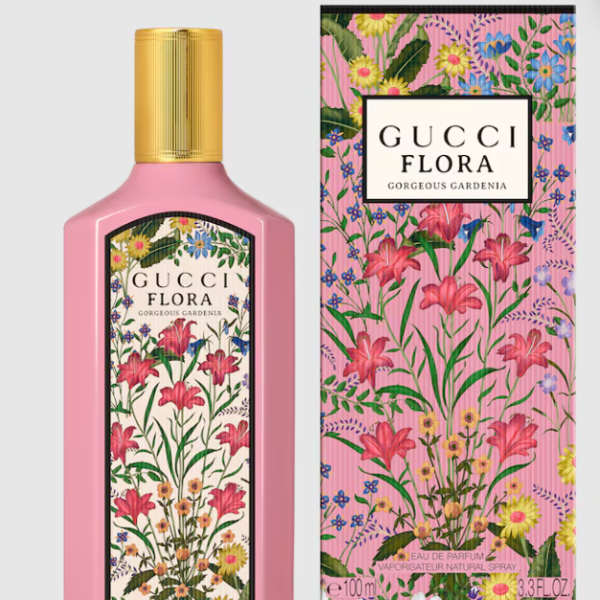 Encased within a new, elongated bottle, Gucci Flora Gorgeous Gardenia relaunches with a new Eau de Parfum. With a scent built around the Gardenia flower, the joyful floral signature has been admired since the dawn of time and said to be used in elixirs and magic potions. Taking cues from its believed mystical power, the gorgeous White Gardenia note is blended with solar Jasmine Grandiflorum Absolute. The modern floral signature is introduced by a lively Pear Blossom accord, while a touch of Brown Sugar accord adds a delicate sweetness to its sillage. Top notes of Blossom Accord, Italian Mandarin and Red Berries Heart notes of White Gardenia, Jasmine Absolute and Frangipani Flower Base notes of Patchouli and Brown Sugar Accord Encased within a new, elongated bottle, crafted from lacquered pink glass featuring a shiny gold cap The packaging features a new take on the House’s distinctive Flora pattern first created by artist and illustrator Vittorio Accornero for Gucci in 1966 The fragrance’s formula does not contain UV filters Designed with a sustainable approach, the flacon is made of 10% recycled glass featuring a pink water-based lacquer. The outer packaging is made of FSC®- certified paper. The FSC system guarantees products such as wood and paper have been harvested in a socially and environmentally responsible manner. 100ml